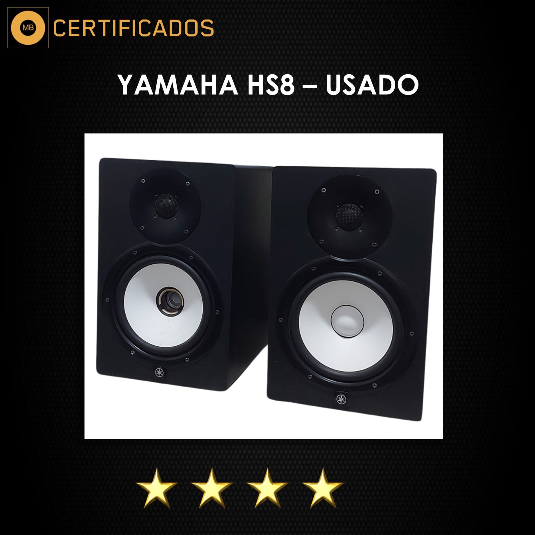 Yamaha HS8 (Par) - Usado