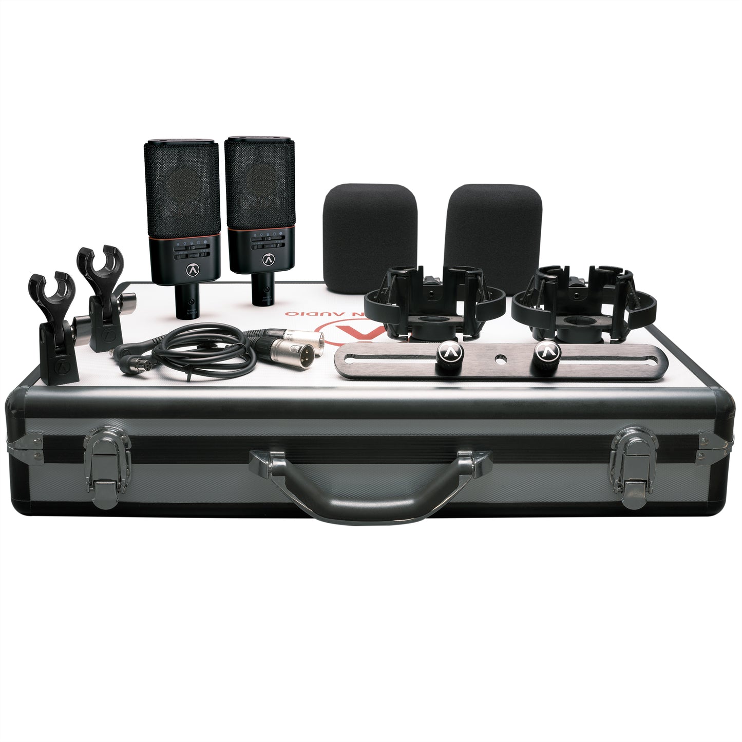 Austrian Audio OC818 Dual Set pLUS | Par de micrófonos de condensador multipatrón polar