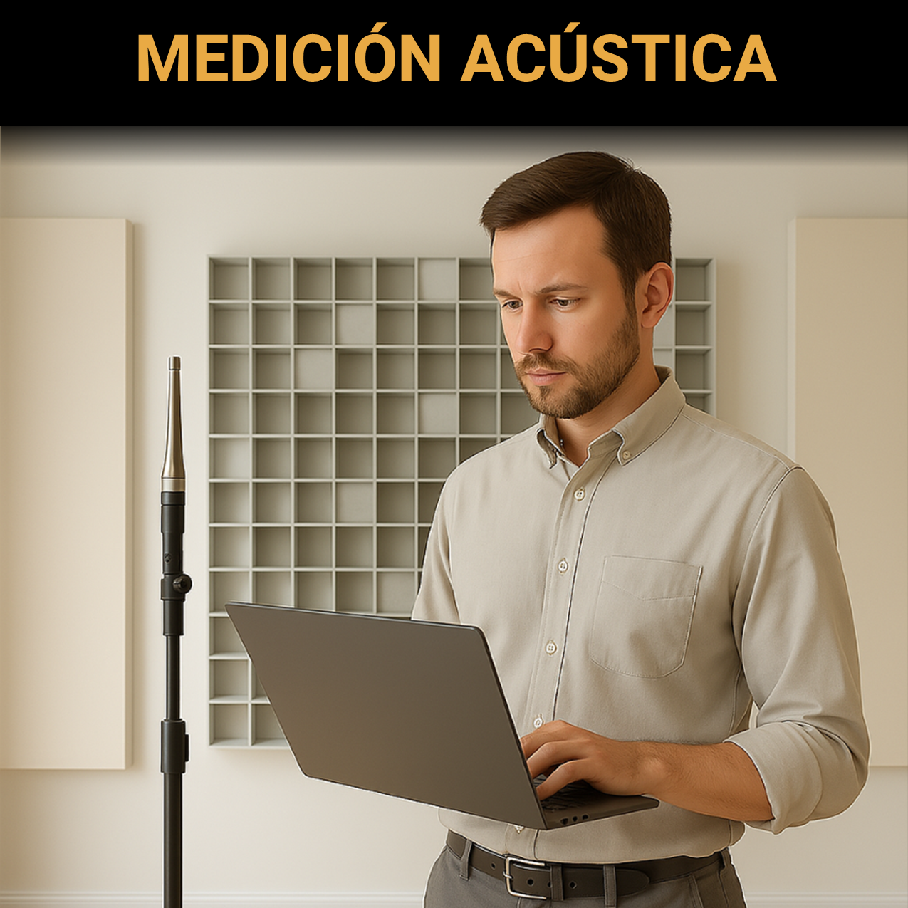 Medición acústica Profesional de salas - Servicio Presencial