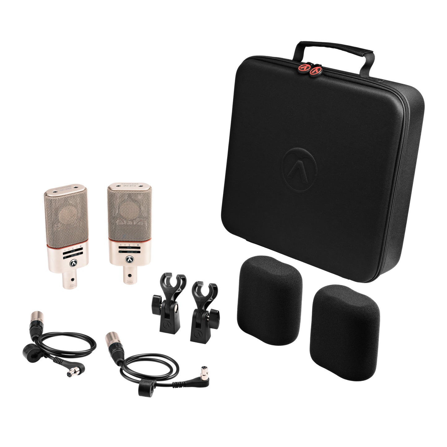 Austrian Audio OC818 Dual Set Go | Par de micrófonos de condensador multipatrón polar