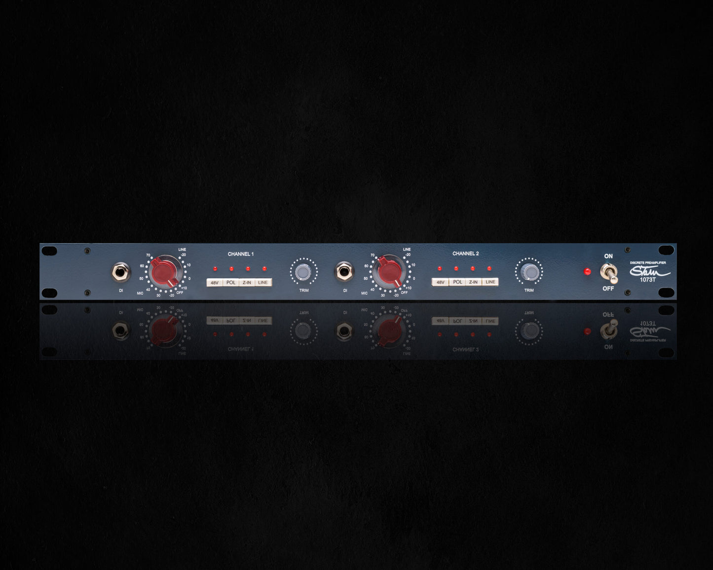 Stam Audio 1073T | Preamplificador de micrófono de tubo dual con DI y transformador de salida