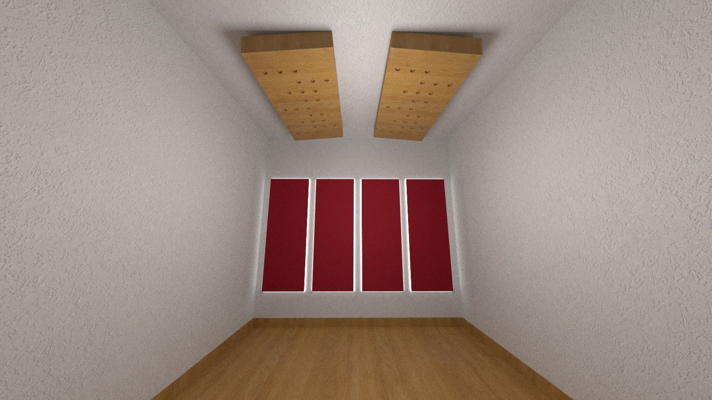 Veil Acustica Combo 5 | Kit Acústico de 4 paneles 2D & 2 resonadores