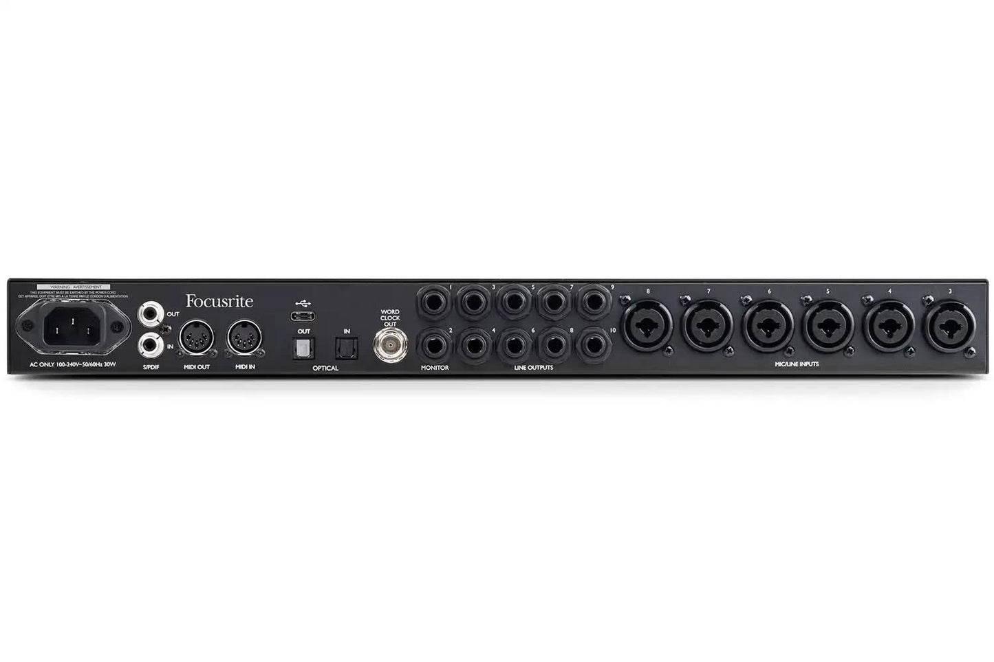 Focusrite Clarett+ 8 PRE USB | Interfaz de audio USB de 18-in/20-out