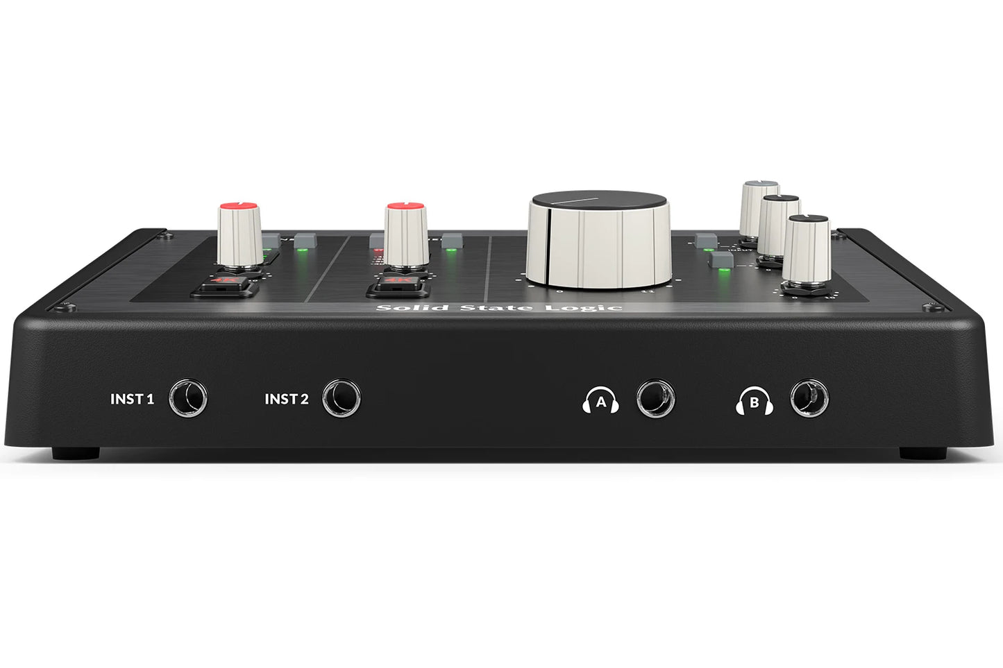 SSL 2+ MKII | Interfaz de audio USB de 2 IN/4 OUT con 2 preamplificadores, E/S MIDI