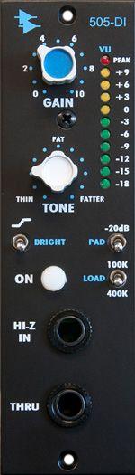 API 505 | Preamplificador de entrada directa para Serie 500