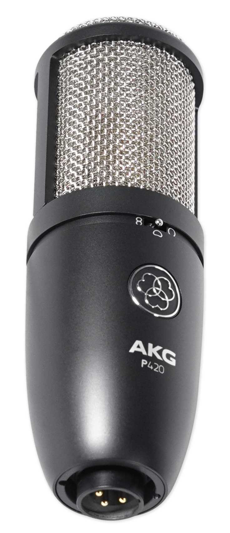 AKG P420 | Micrófono de condensador de diafragma grande multi patrón