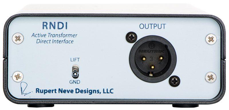 Rupert Neve RNDI | Caja directa activa monofónica con transformadores personalizados y preamplificador FET discreto de clase A