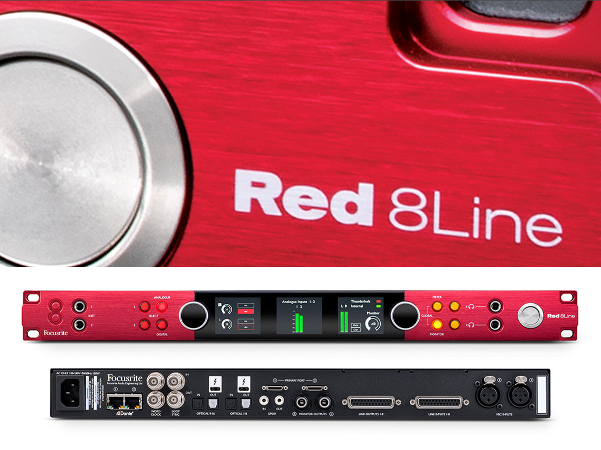 WINTER NAMM 2021 - FOCUSRITE LANZA UNA NUEVA INTERFAZ PROFESIONAL - 8LINE