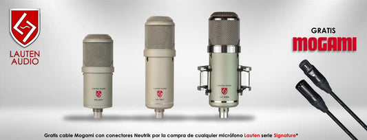 Cable Mogami Neutrik Gratis con Lauten Signature Series