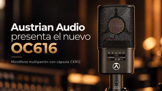 Austrian Audio presenta el OC616: la cápsula CKR12 llega a un nuevo micrófono multipatrón