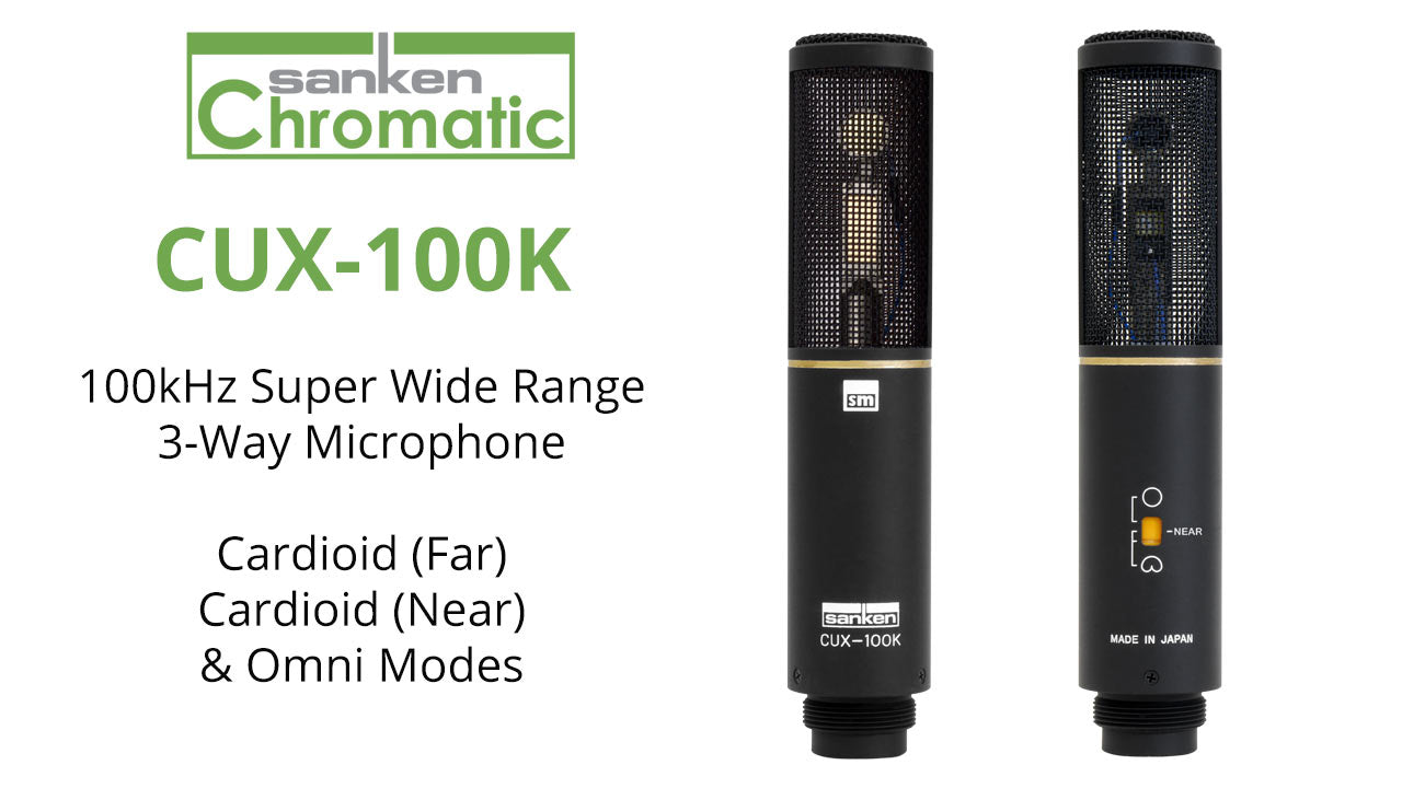 Sanken lanza el micrófono de rango ultra amplio CUX-100K