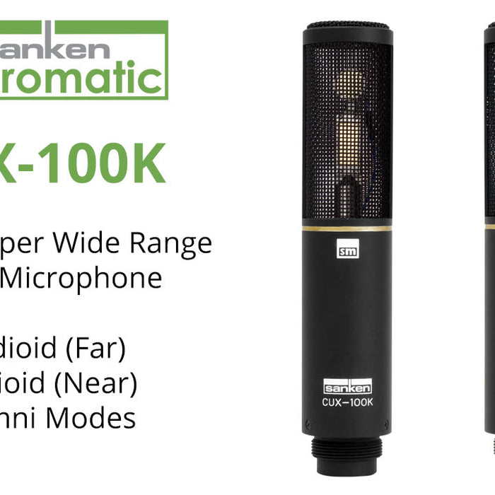 Sanken lanza el micrófono de rango ultra amplio CUX-100K