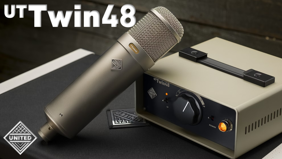 United Studio Technologies UT Twin48: dos leyendas tipo “47/48” en un solo micrófono de tubo