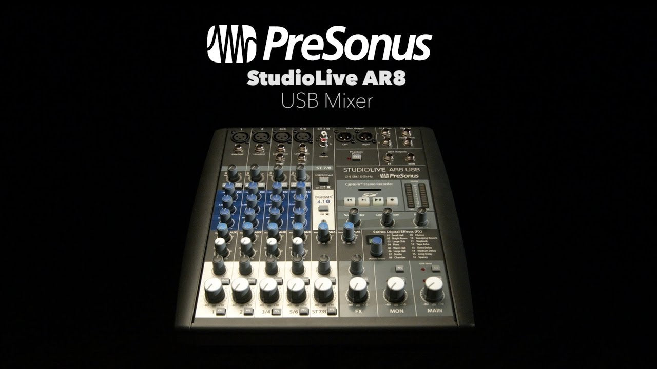 Presonus StudioLive AR8 USB - La consola vuelve al estudio