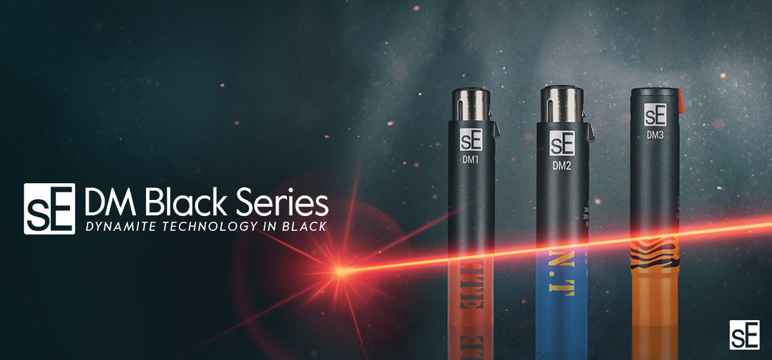 Lo nuevo de sE Electronics - DM BLACK SERIES | V2 SWITCH XLR QTR