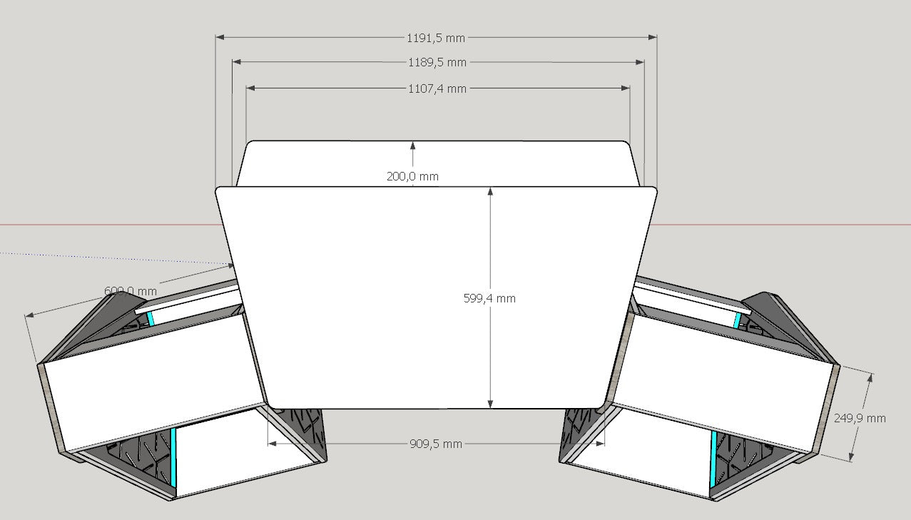 Veil Acustica MASTER DESK | Mesa para estación de trabajo profesional