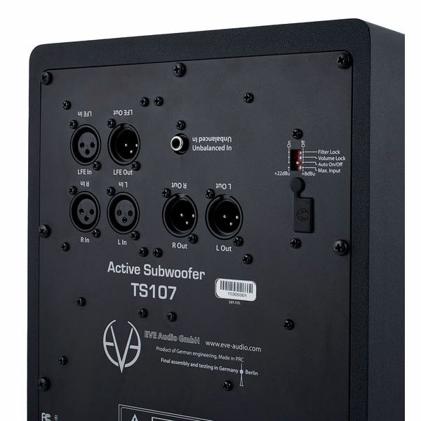 Eve Audio TS107 Thunderstorm - Subwoofer activo de 6.5"