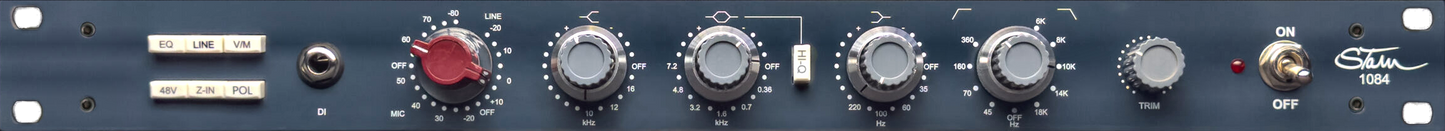 Stam Audio 1084EQ+ | Preamplificador y ecualizador de micrófono