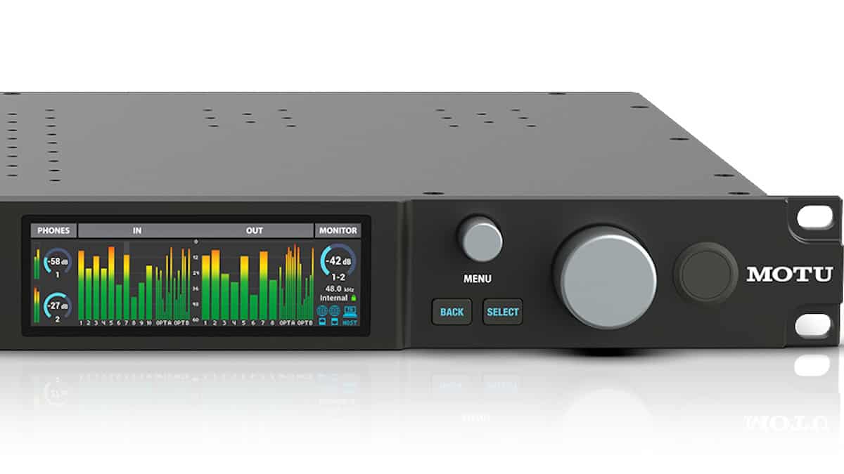 Motu 10Pre | Interfaz de audio Thunderbolt 4/USB 4 con 26 entradas y 28 salidas con 10 preamps