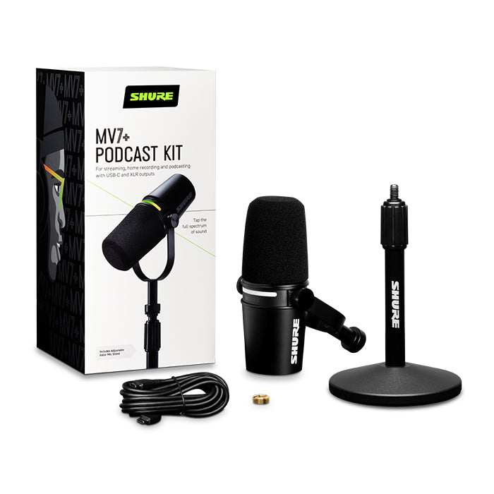 USB MV7+-K-BNDL SHURE | MICRÓFONO PODCAST KIT