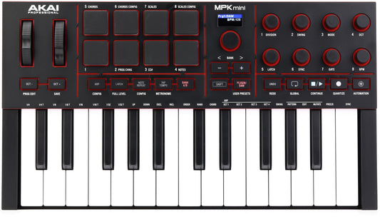 Akai MPK MINI 4 | Controlador MIDI de 25 teclas