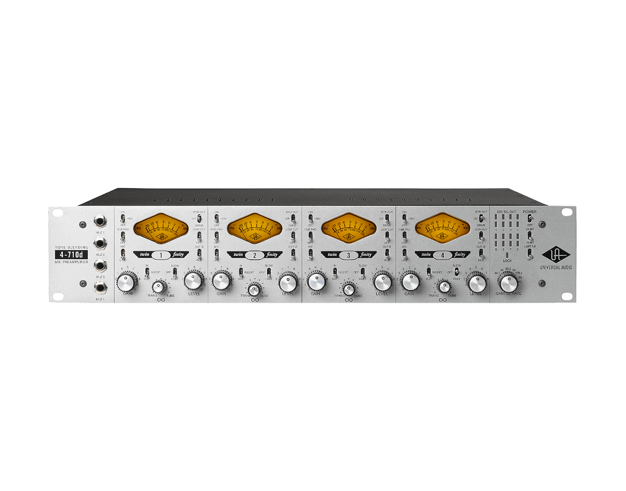 Universal Audio 4-710d | Preamplificador y compresor de válvulas/FET