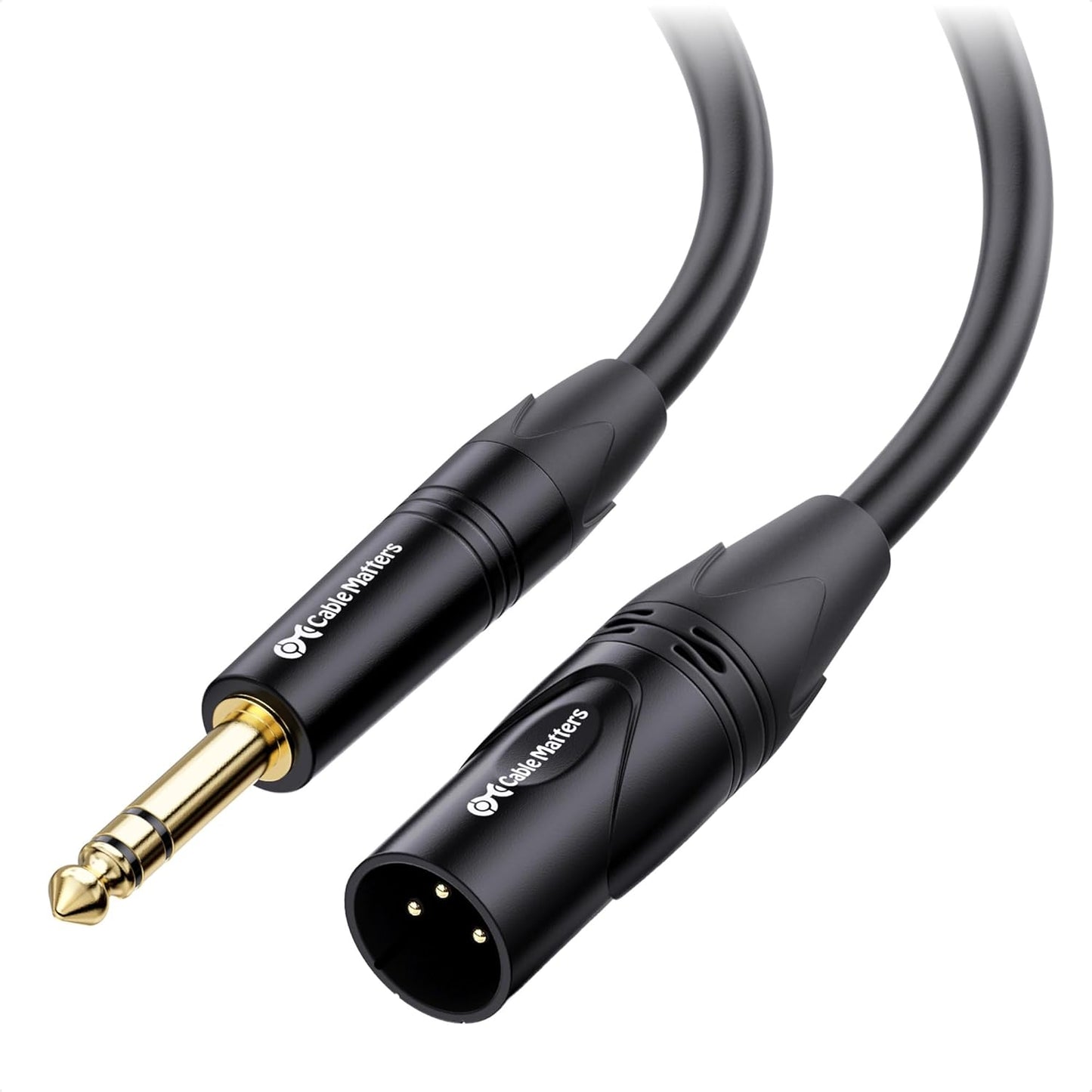 Cable Matters TRS-XLR Premium | Cable TRS macho a XLR macho de alta calidad