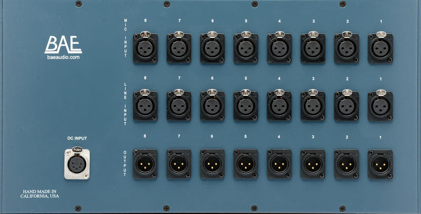 BAE 8CR | Rack de 8 canales con PSU 48V