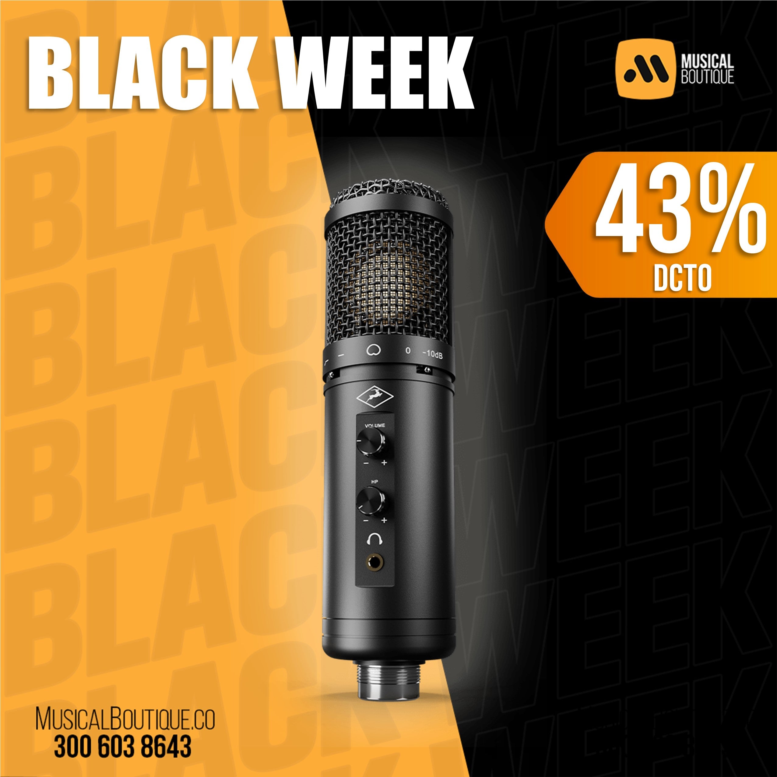 Axino | Micrófono USB con procesamiento DSP | Black Week 2024