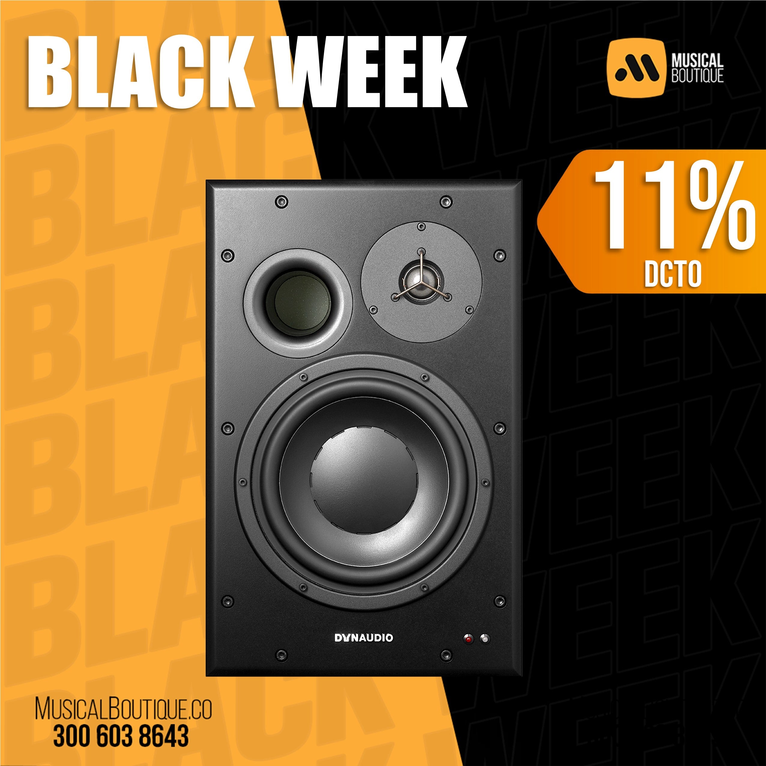 BM15 A | Monitor de audio de 10" a 2 vías | Black Week 2024