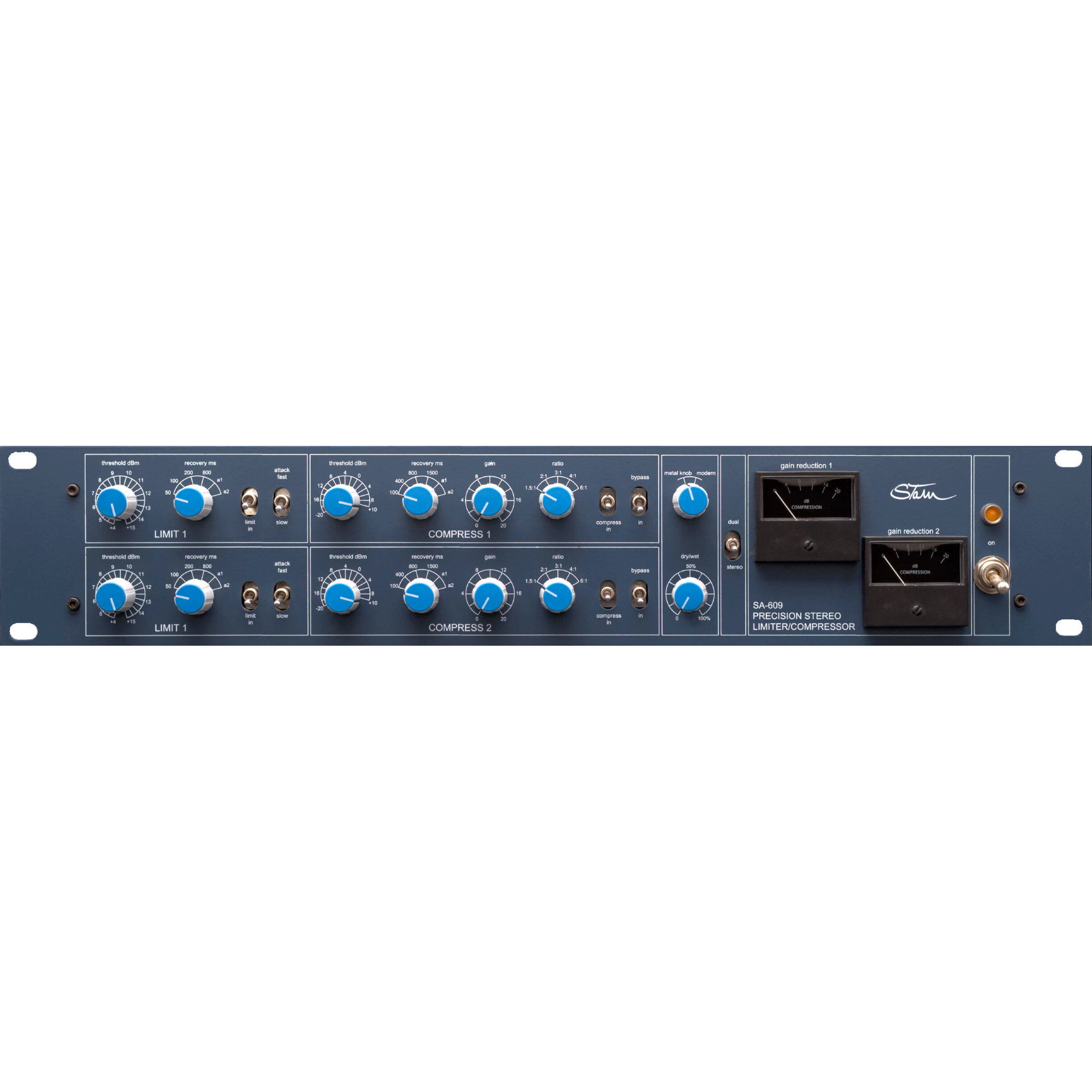 Stam Audio SA-609 MK2 | Compresión y limitación estéreo o mono dual