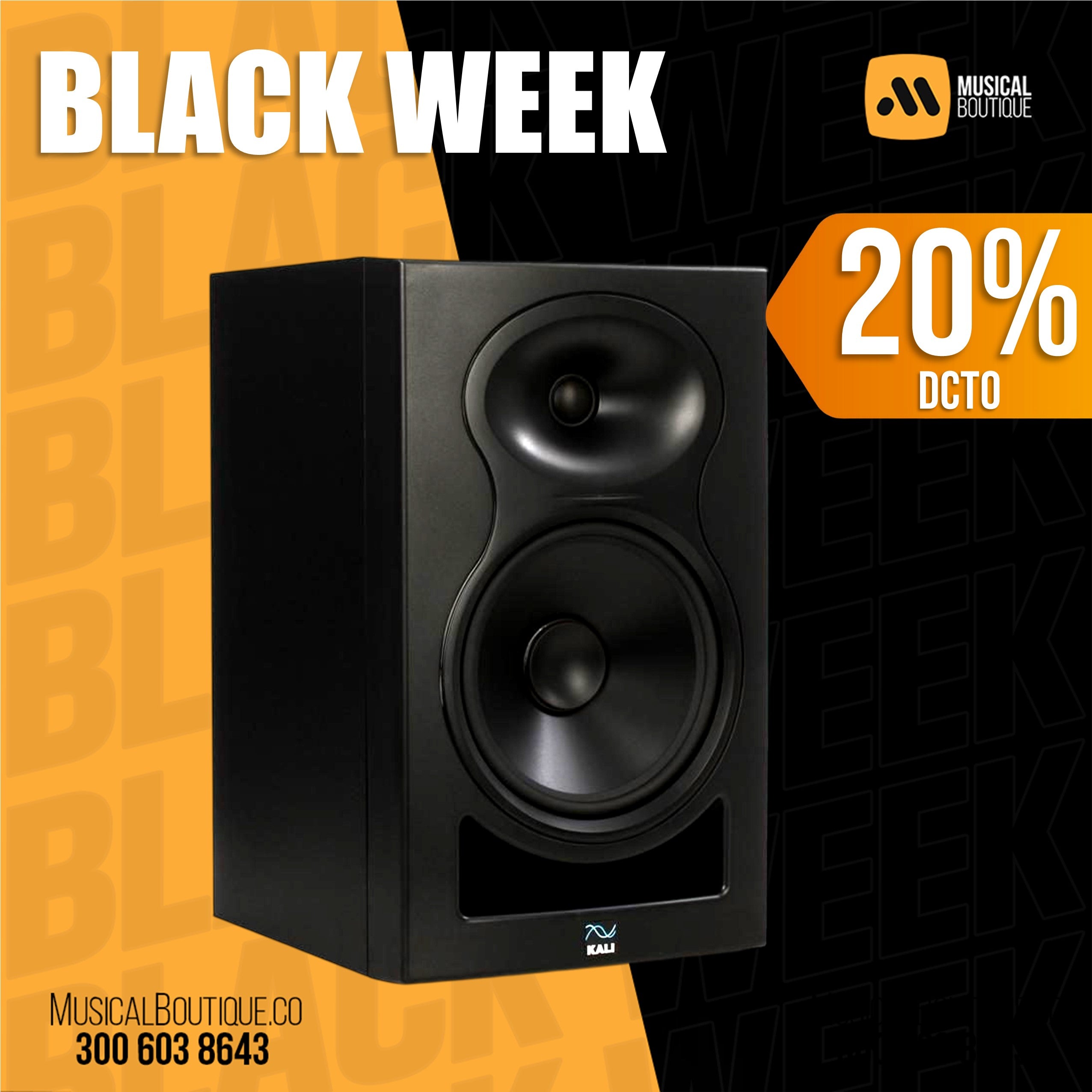 LP-8 | Monitor de audio de 8" a 2 vías | Black Week 2024