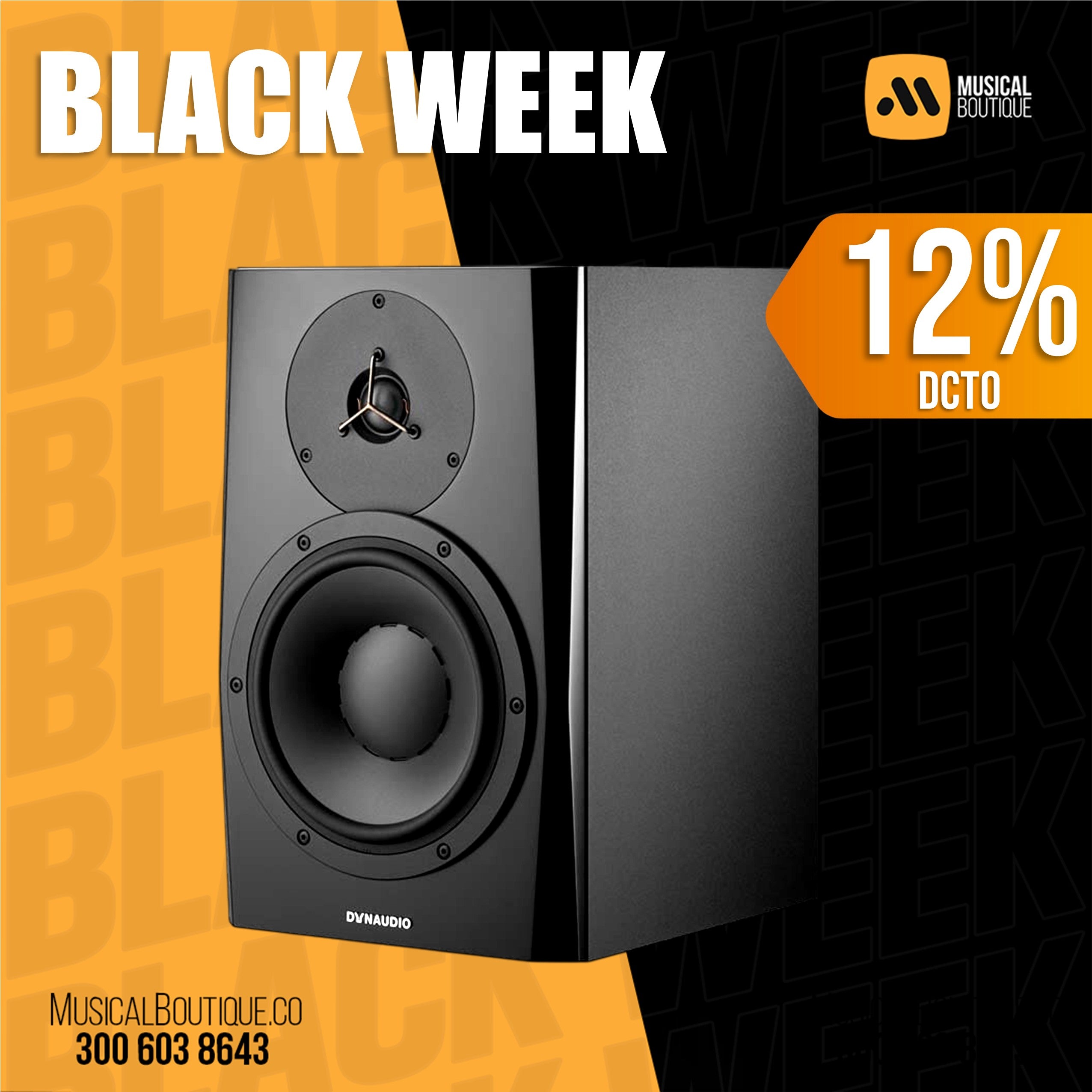 LYD 7 | Monitor de audio de 7" a 2 vías | Black Week 2024