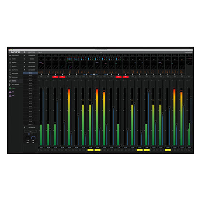 Motu 10Pre | Interfaz de audio Thunderbolt 4/USB 4 con 26 entradas y 28 salidas con 10 preamps