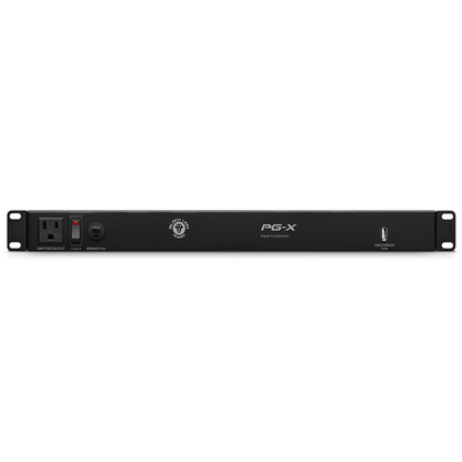 Black Lion Audio PG-X | Acondicionador de energía para montaje en rack 1U que cuenta con un banco de ocho salidas conmutadas, filtradas y protegidas contra sobretensiones