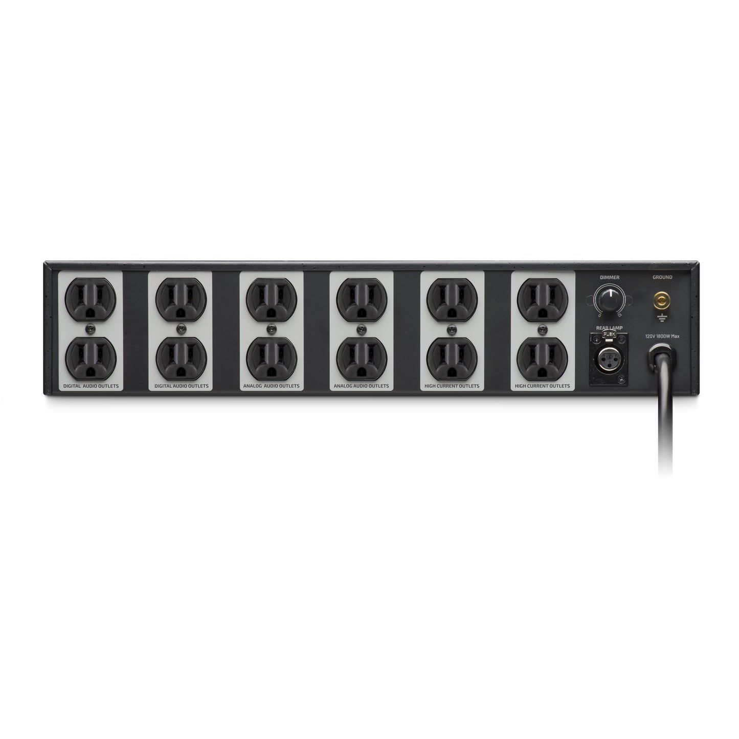 Black Lion Audio PG-2 | Acondicionador de energía profesional para montaje en rack 2U con 12 salidas conmutadas, filtradas y protegidas contra sobretensiones