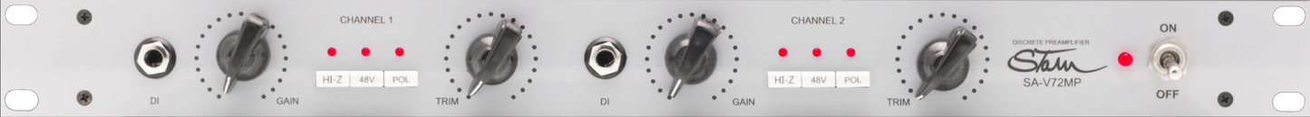 Stam Audio V72MP | Preamplificador de válvulas clásico de dos canales con DI