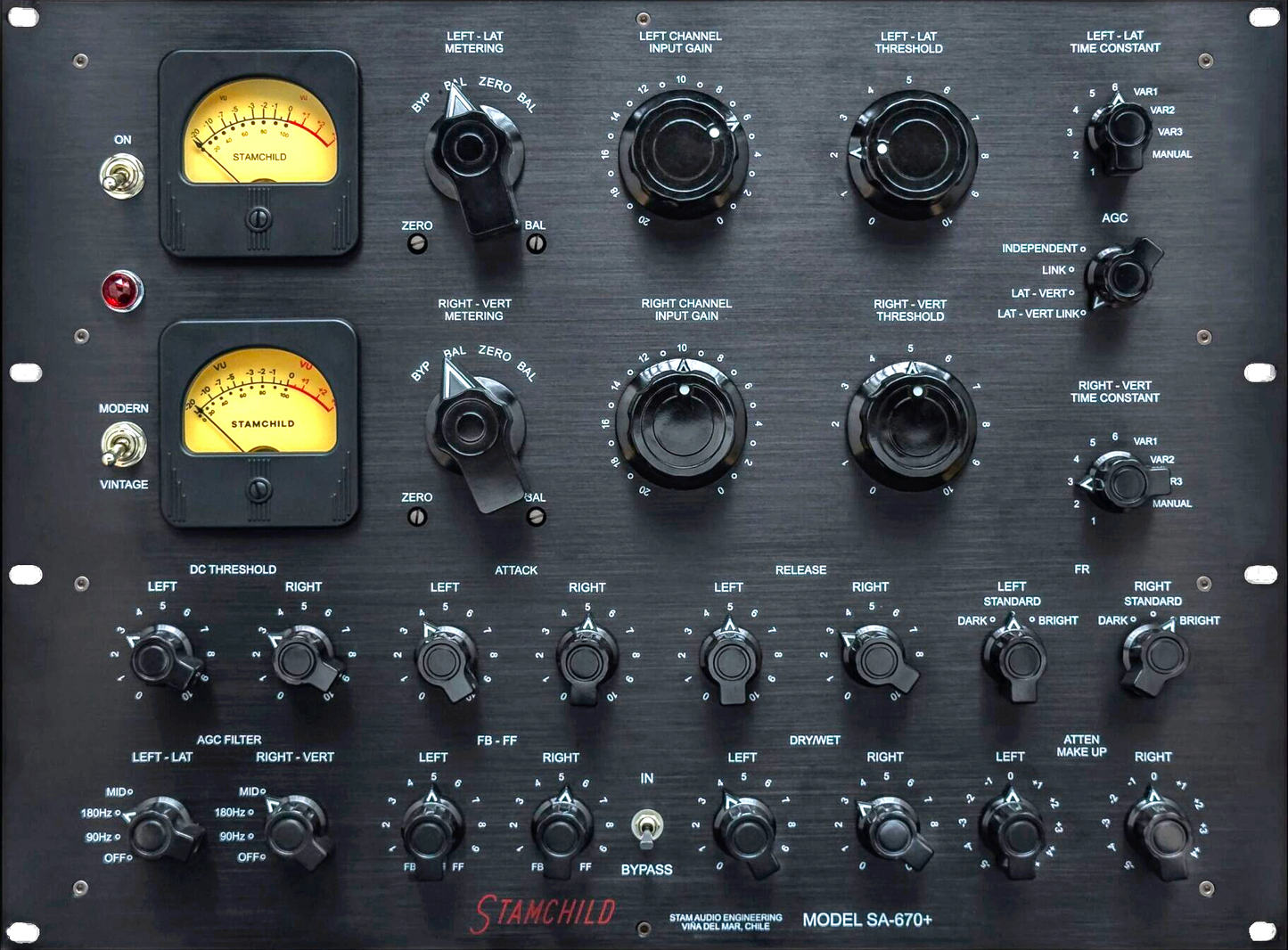 Stam Audio Stamchild 670+ | Compresor de válvulas analógico estéreo