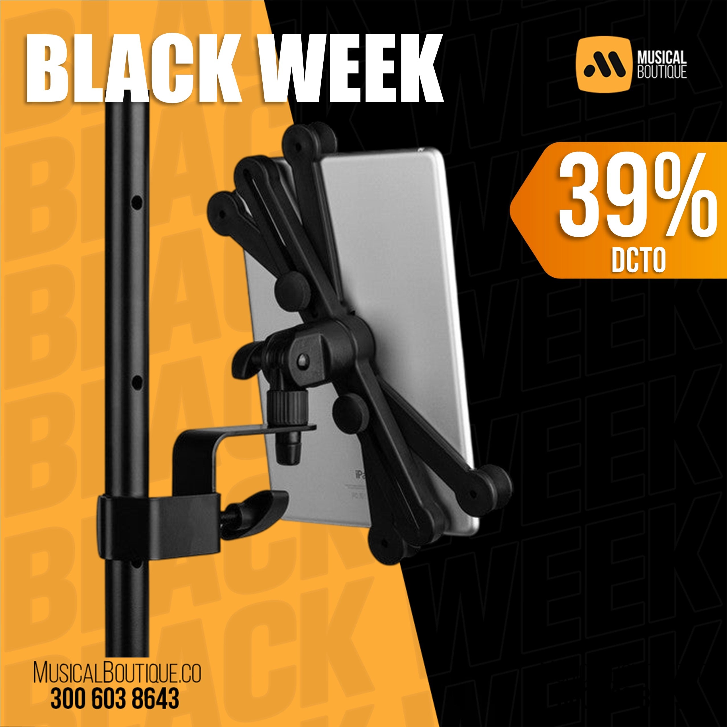 Soporte para tablets de 7" a 14" | Black Week 2024