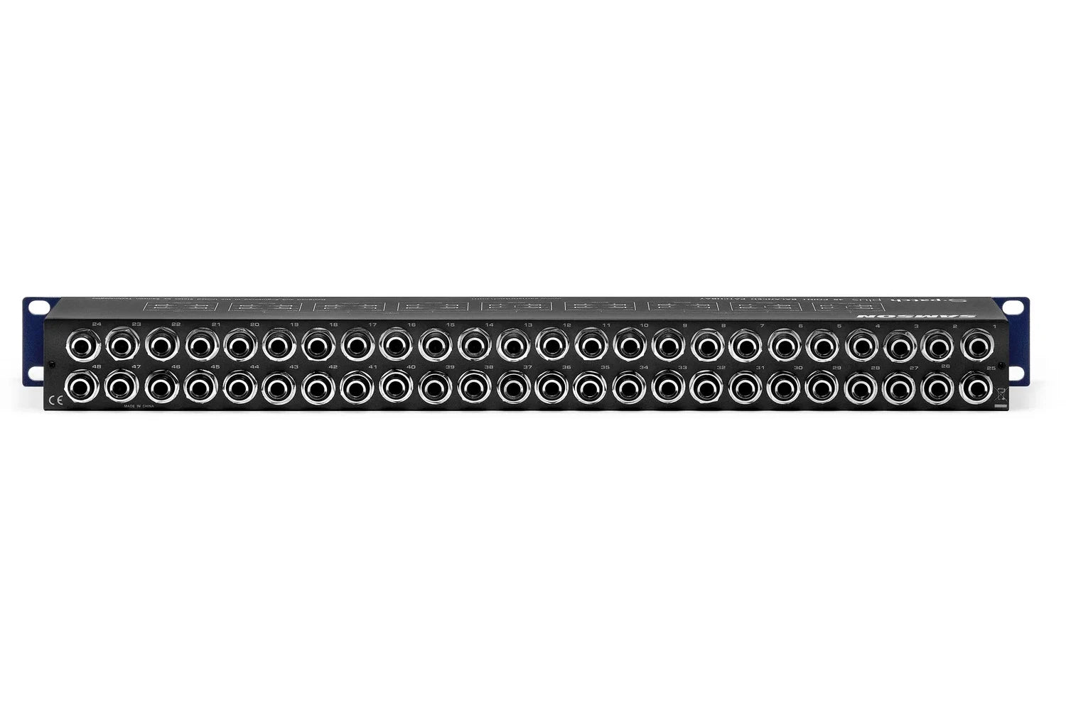 Samson S-Patch Plus - Patchbay de 48 puntos con conectores de 1/4"