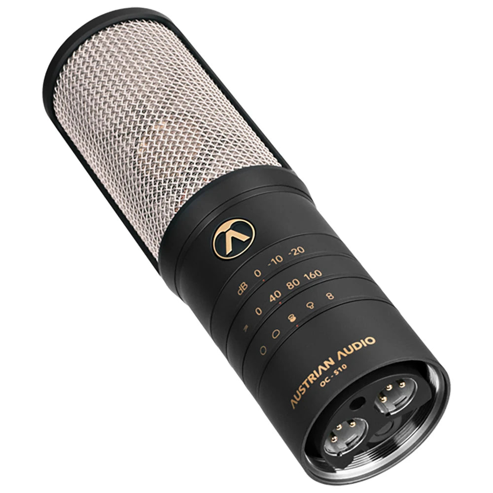 Austrian Audio OC-S10 | Micrófono de condensador de diafragma grande de referencia con cápsula cerámica CKR12 de doble diafragma