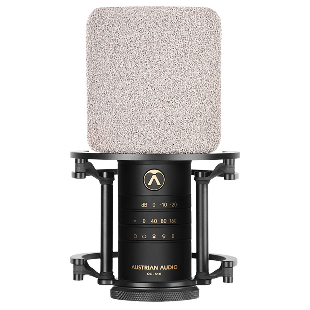 Austrian Audio OC-S10 | Micrófono de condensador de diafragma grande de referencia con cápsula cerámica CKR12 de doble diafragma