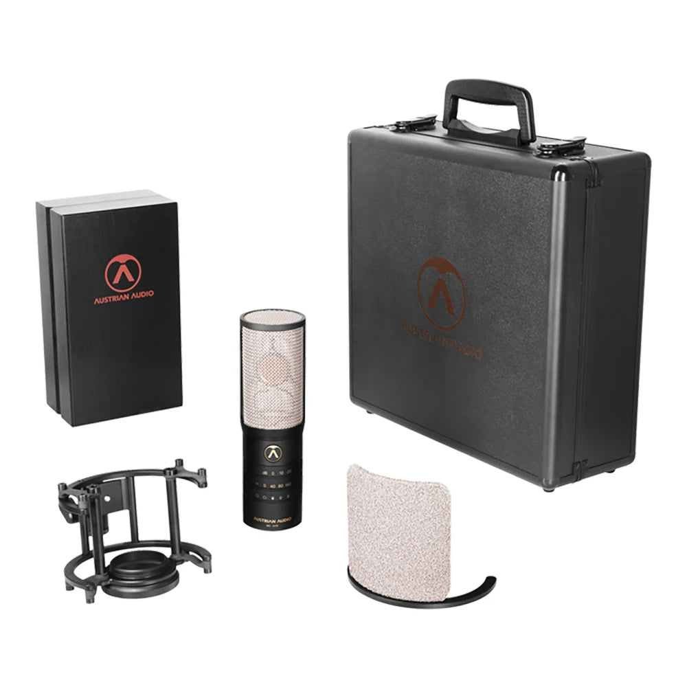 Austrian Audio OC-S10 | Micrófono de condensador de diafragma grande de referencia con cápsula cerámica CKR12 de doble diafragma