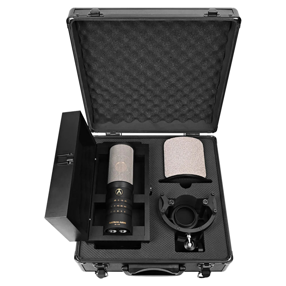 Austrian Audio OC-S10 | Micrófono de condensador de diafragma grande de referencia con cápsula cerámica CKR12 de doble diafragma