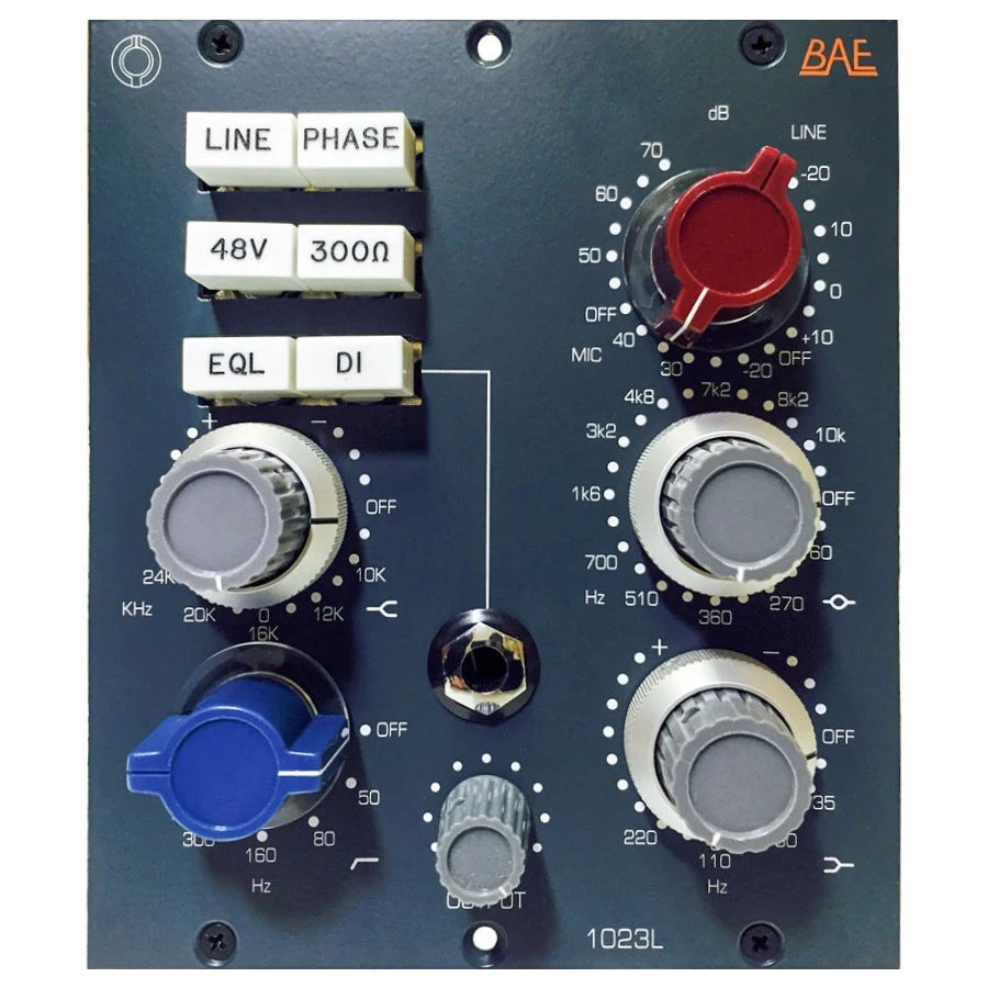 BAE 1023L | Preamplifcador con EQ para serie 500