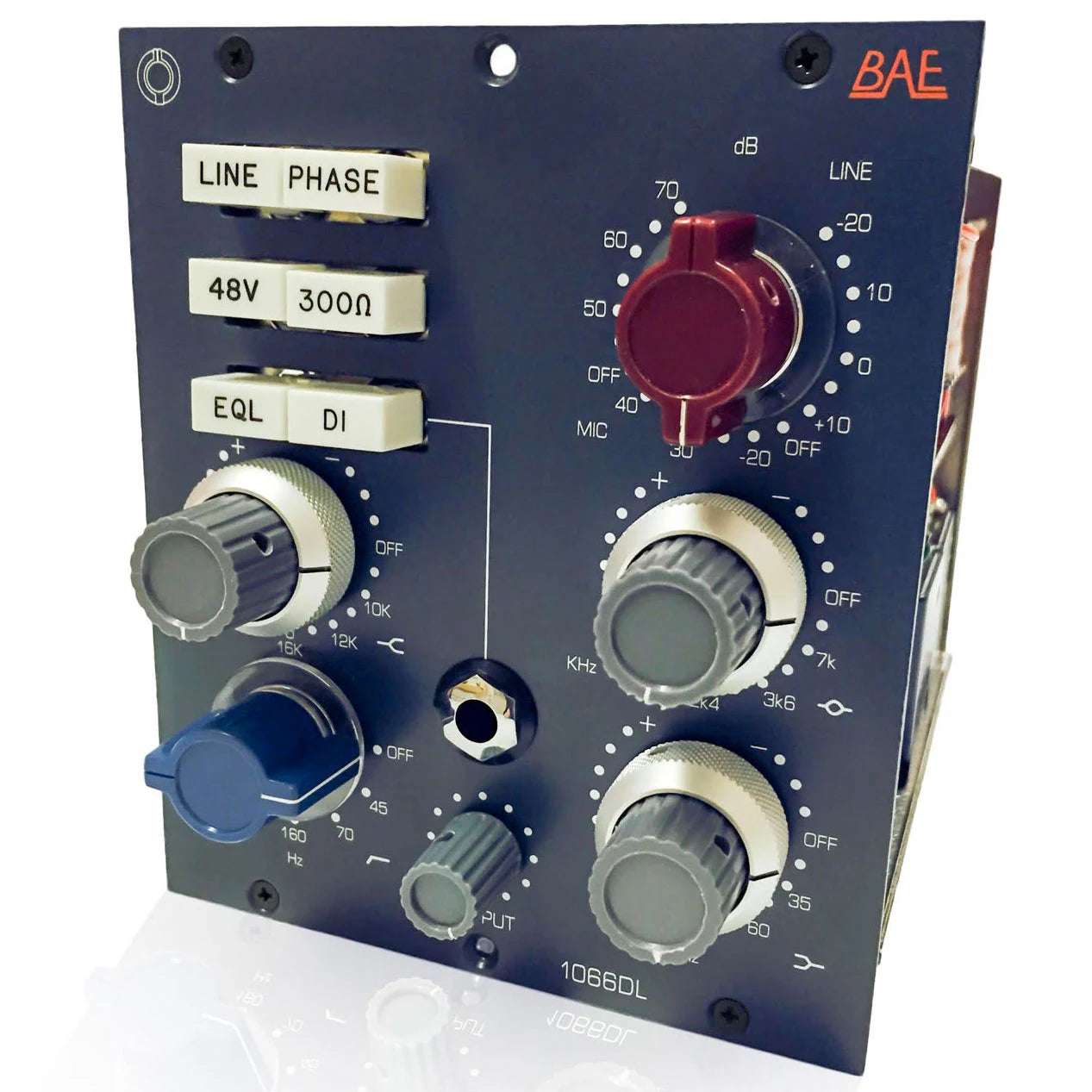 BAE 1066DL | Preamplificador de micrófono con EQ para serie 500