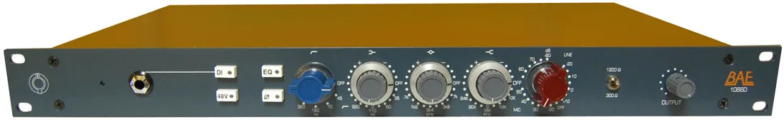 BAE 1066D | Preamplificador de micrófono con EQ y PSU