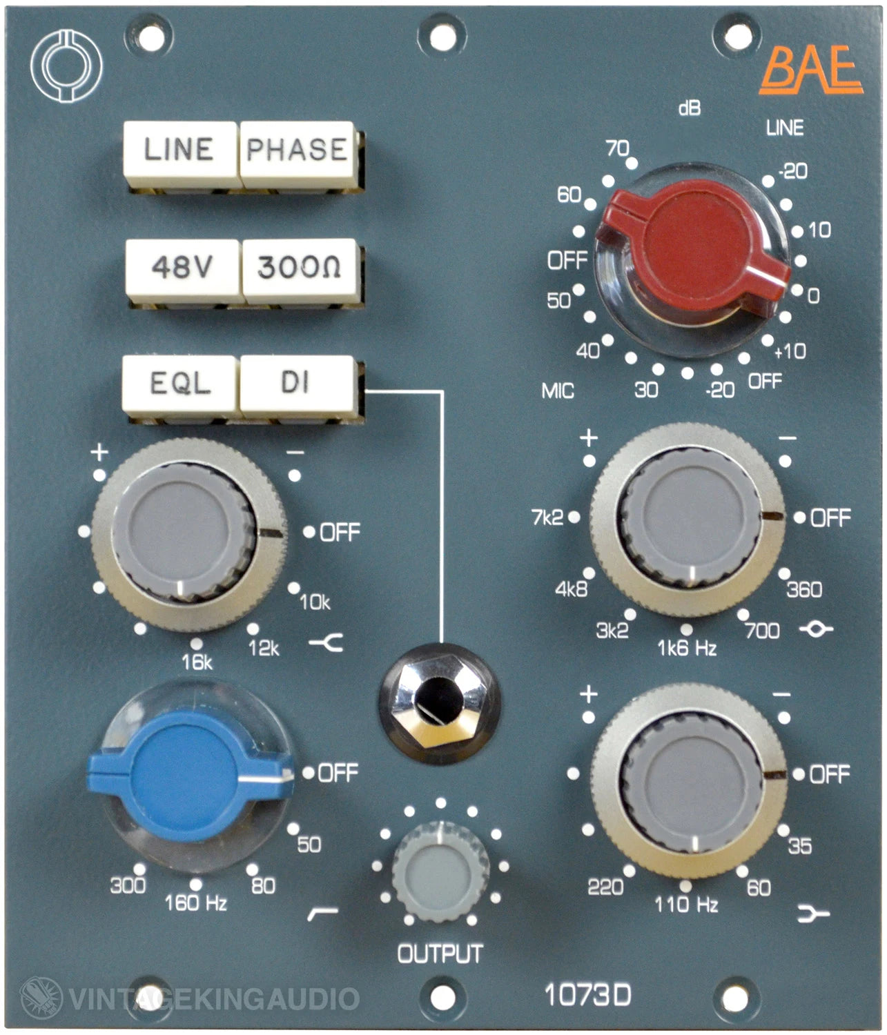 BAE 1073D | Preamplificador con EQ para serie 500