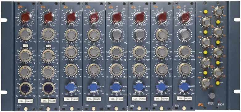 BAE 8CM | Mezclador sumador de 8 canales con PSU 48V