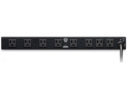 Black Lion Audio PG-XLM | Acondicionador de energía para montaje en rack 1U que cuenta con un banco de ocho salidas conmutadas, filtradas y protegidas contra sobretensiones
